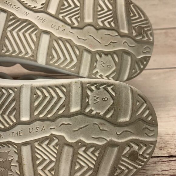 TELIC Women's US 8 White Strappy Lightweight Recovery Slip On Slide Sandals - Picture 5 of 11